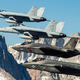 Illustration for article titled Breathtaking Photos Of Fighter Jets Soaring Over Yosemite Park